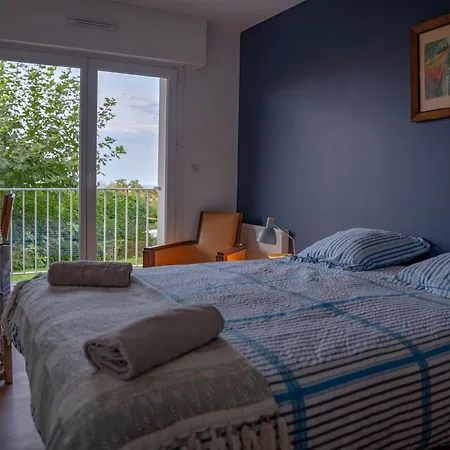 Cosy, Vue Mer, Terrasse Et Parking Situé à Beaurivage Appartamento Biarritz